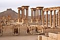 Ruins of ancient city of Palmyra - Syria (Before Civil War).