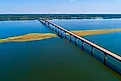 John Coffee Memorial Bridge on the Natchez Trace Parkway in Mississippi