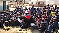Educational program by Mabula Ground Hornbill Project to raise awareness about the conservation of Southern ground hornbills in Africa. Image by: ©NthabisengMonama 