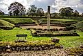 Roman Theatre in St Albans, Hertfordshire, England.