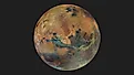 Global color mosaic of Mars created from ESA Mars Express imagery. Image Credit: ESA/DLR/FU Berlin/G. Michael, CC BY-SA 3.0 IGO