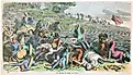 Greek phalanx against Achaemenid troops. Image credit: Wikimedia Commons (Public domain).