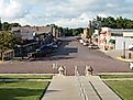 Business district in Cottonwood Falls, Kansas. Editorial credit: Wikimedia Commons