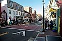 The beautiful Main Street of Leesburg. Virginia.