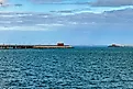 Chesapeake Bay Bridge Tunnel (CBBT), Thimble Shoals Channel Islands, in the Chesapeake Bay