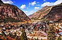 Ouray, Colorado, in fall.