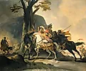 Alexander the Great in the battle against the Persians at the Granicus. Image credit: Cornelis Troost via Wikimedia Commons (Public Domain).