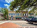 Georgetown, SC - Retail stores on Front Street. via Tony Cane-Honeysett on iStock.com