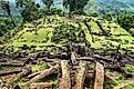 A view of the ruins of Gunung Padang.