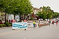 Bavarian Festival Parade in Frankenmuth, Michigan.