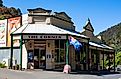 The quaint shopping precinct of the historic gold mining town of Walhalla, victoria