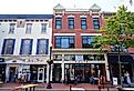 Downtown buildings on Broad Street in Red Bank, New Jersey. Image credit EQRoy via Shutterstock.com