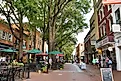 Charlottesville, Virginia: Downtown Mall. Image credit MargJohnsonVA via Shutterstock