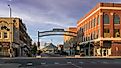 Historic Canteen District in downtown North Platte, Nebraska. Editorial credit: Nagel Photography / Shutterstock.com