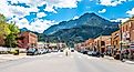 A picturesque view of Ouray, Colorado, and the San Juan Mountains, via Andriy Blokhin / Shutterstock.com