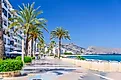 The gorgeous coastline of Altea, Spain.
