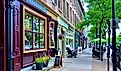 Downtown Skaneateles, New York.