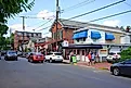 Historic New Hope, Pennsylvania, across the Delaware River from Lambertville, New Jersey, via EQRoy / Shutterstock.com