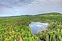 Mud Lake, east of Copper Harbor, Michigan. 