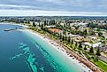 Aerial view of Esperance, Western Australia, Australia.