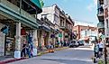Downtown Eureka Springs, Arkansas. Editorial credit: shuttersv / Shutterstock.com.