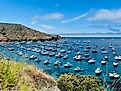 Two Harbors on Santa Catalina Island, California.