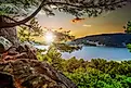 Scenic views found while exploring Devil's Lake State Park in Baraboo, Wisconsin. 