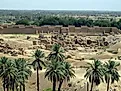 Ruins of Babylon in Iraq.