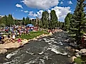 The Blue River in Breckenridge, Colorado.