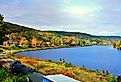 The Connecticut River, New England.