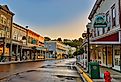 The main street of Mackinac Island is full of quaint shops and restaurants. Image credit: aceshot1 via Shutterstock.