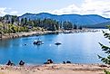 Overlooking Detroit Lake in Oregon.