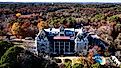 Crescent Hotel Eureka Springs Aerial View