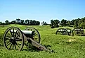  Monuments at the Vicksburg National Military Park in Vicksburg, Mississippi, the setting of many documentaries needing Civil-War era backgrounds. Image credit Suzanne C. Grim via Shutterstock..