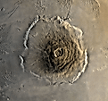 Image of Olympus Mons taken by NASA's Viking Orbiter