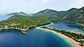 A lagoon in Turkey. 