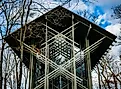 Thorncrown Chapel outside Eureka Springs, Arkansas. 