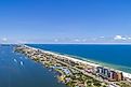 Aerial view of Perdido Key, Florida.