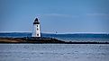 Fayerweather Island Lighthouse in Bridgeport, Connecticut