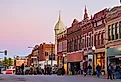 Night walk in Guthrie, Oklahoma. Image credit: Kit Leong via Shutterstock.