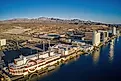 Aerial View of Laughlin, Nevada on the Colorado River.