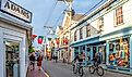 Commercial Street in Provincetown, Massachusetts. Editorial credit: Rolf_52 / Shutterstock.com.