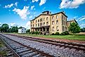 The historic Dousman House in Prairie Du Chien, Wisconsin.