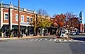 Streetscape of Farnsworth Avenue in downtown Bordentown, New Jersey.