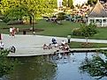 Big Spring International Park in Huntsville, Alabama. Editorial credit: Katssoup / Shutterstock.com.