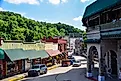Historic downtown in Eureka Springs, Arkansas. Image credit: Rachael Martin / Shutterstock.com.