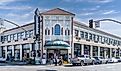 Liberty Theatre in downtown Astoria, city landmark. Editorial credit: BZ Travel / Shutterstock.com