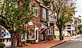 Downtown Manteo, North Carolina. Image credit Wileydoc via Shutterstock