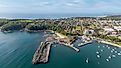 Aerial view of Ulladulla, New South Wales, Australia.