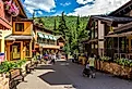 Shops in beautiful Vail, Colorado. Editorial credit: Kristi Blokhin / Shutterstock.com